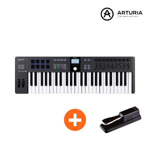 Arturia KeyLab Essential MK3 49 아투리아 에센셜 마스터 키보드 미디 컨트롤러 블랙