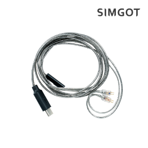 Simgot LC1T 심갓 2pin Type-C 마이크 은박 동선 케이블 96kHz/24bit