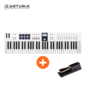 Arturia KeyLab Essential MK3 61 아투리아 에센셜 마스터 키보드 미디 컨트롤러 화이트