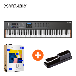 Arturia KeyLab 88 MK2 아투리아 키랩 해머액션 미디 키보드 컨트롤러 블랙