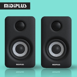 MIDIPLUS MI5 V2 미디플러스 5인치 블루투스 모니터 스피커 블랙 1세트