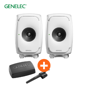 Genelec 8331A SAM 동축 스피커 화이트 + 제네렉 GLM Kit 패키지