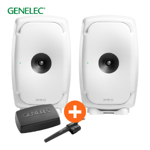 Genelec 8361A SAM 동축 모니터 스피커 화이트 + 제네렉 GLM KIT 패키지