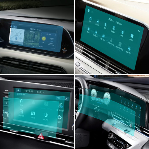 오토모듬 포원 차종별 네비게이션 보호 액정필름 아반떼 투싼 그랜저 팰리세이드 캐스퍼 쏘나타 카니발 쏘렌토 셀토스 코나 EV6 K5 K7 K8 렉스턴 티볼리 토레스 QM6 XM3