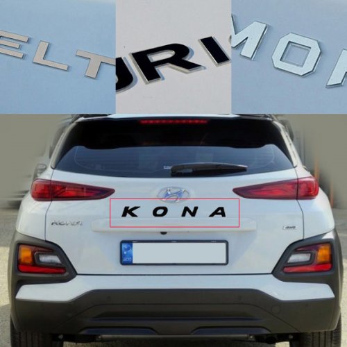 오토모듬 ArtX 코나(KONA) 칼라 알루미늄 트렁크 엠블럼/리어 엠블렘