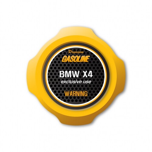 오토모듬 엠블럼 로고 UV 클리어 프린팅 혼유방지 주유구캡 BMW X4 가솔린