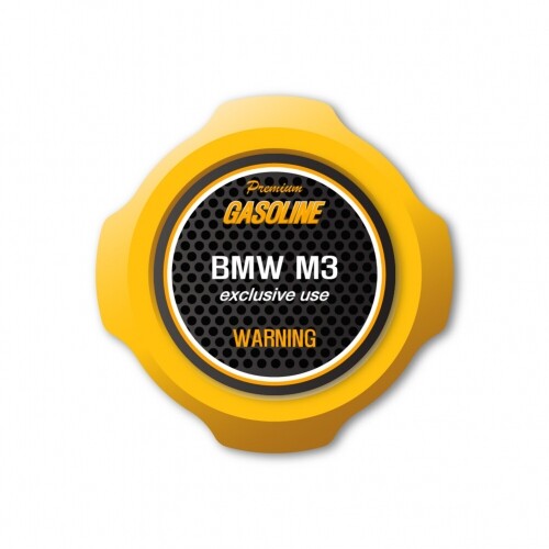 오토모듬 엠블럼 로고 UV 클리어 프린팅 혼유방지 주유구캡 BMW M3 가솔린