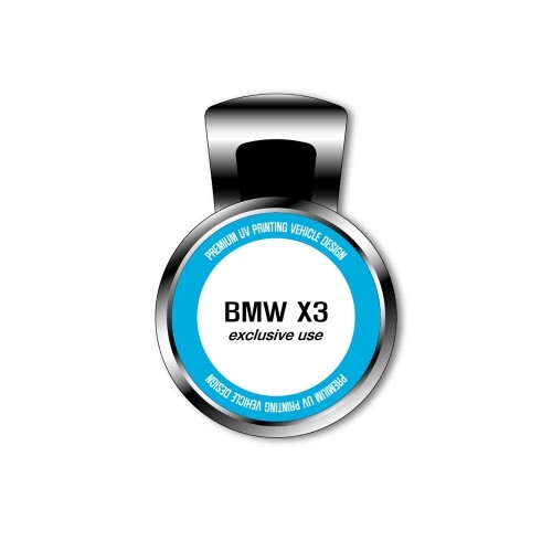오토모듬 UV 클리어 프린팅 파워핸들 BMW X3