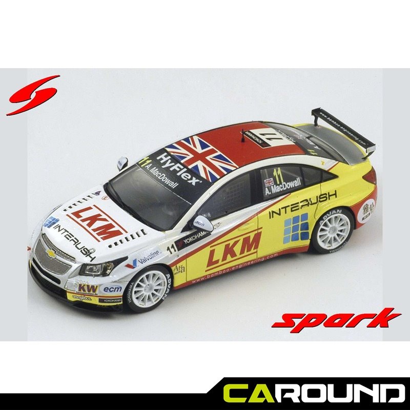 오토모듬 스파크 1:43 쉐보레 크루즈 1.6T No.11 WTCC 마카오 2012 - 알렉스 맥도월