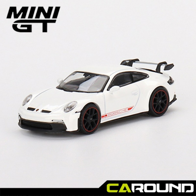 오토모듬 미니지티(478) 1:64 포르쉐 911 (992) GT3 - 화이트