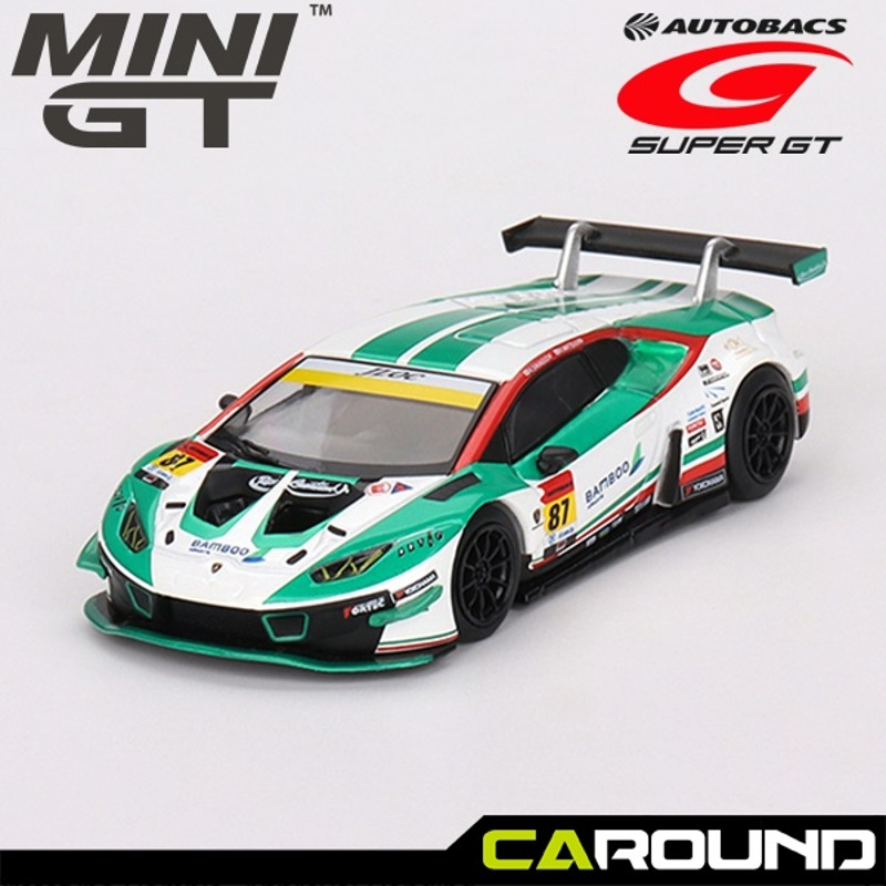 오토모듬 미니지티(689) 1:64 람보르기니 우라칸 GT3 EVO No.87 Bamboo Airways Lamborghini GT3 JLOC 2023 슈퍼GT 시리즈