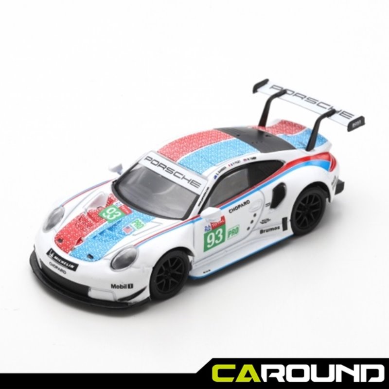 오토모듬 스파키 1:64 포르쉐 911 RSR No.93 포르쉐 GT팀 2019 르망24시 LMGTE 프로클래스 3위 차량