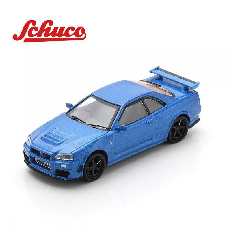 오토모듬 슈코 1:64 닛산 스카이라인 GT-R (R34) 니스모 Z-tune 블루