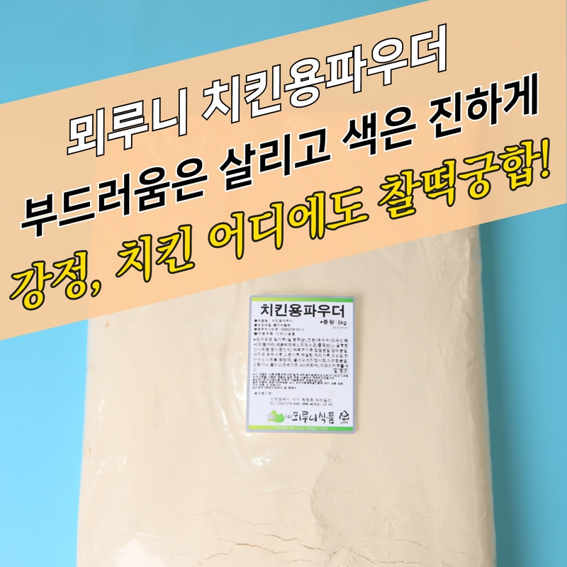 뫼루니식품 양념 치킨파우더 베이직 치킨용파우더 5KG