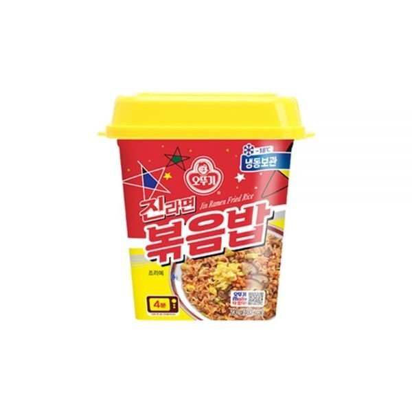 오뚜기 진라면볶음밥 230g x 4개 냉동 컵밥 라죽 자취러