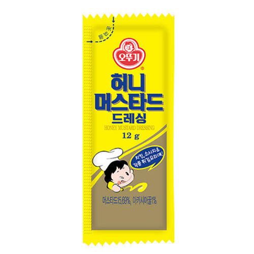 오뚜기 허니 머스타드 12g x 200매 일회용 업소용