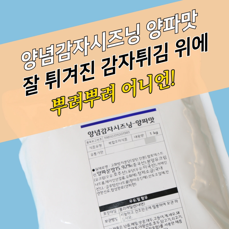 태원식품 양념감자시즈닝 양파맛 1KG 어니언 감자튀김