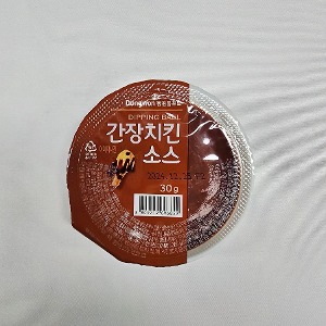 동원 홈푸드 비셰프 디핑소스 일회용 간장치킨소스 32개 디핑볼 마늘