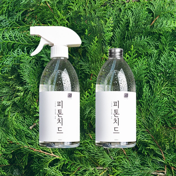 순수백과 피톤치드 편백수 원액 스프레이 500ml 1+1