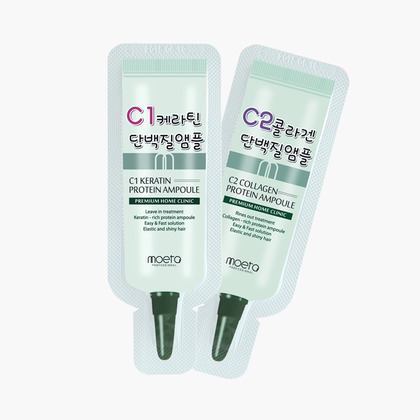 [모에타] C1 케라틴 단백질앰플 4ml / C2 콜라겐 단백질앰플 4ml