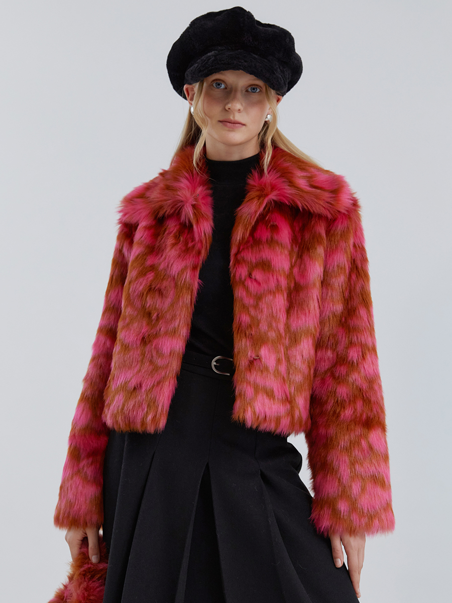 VANE pattern fur jacket [3c]