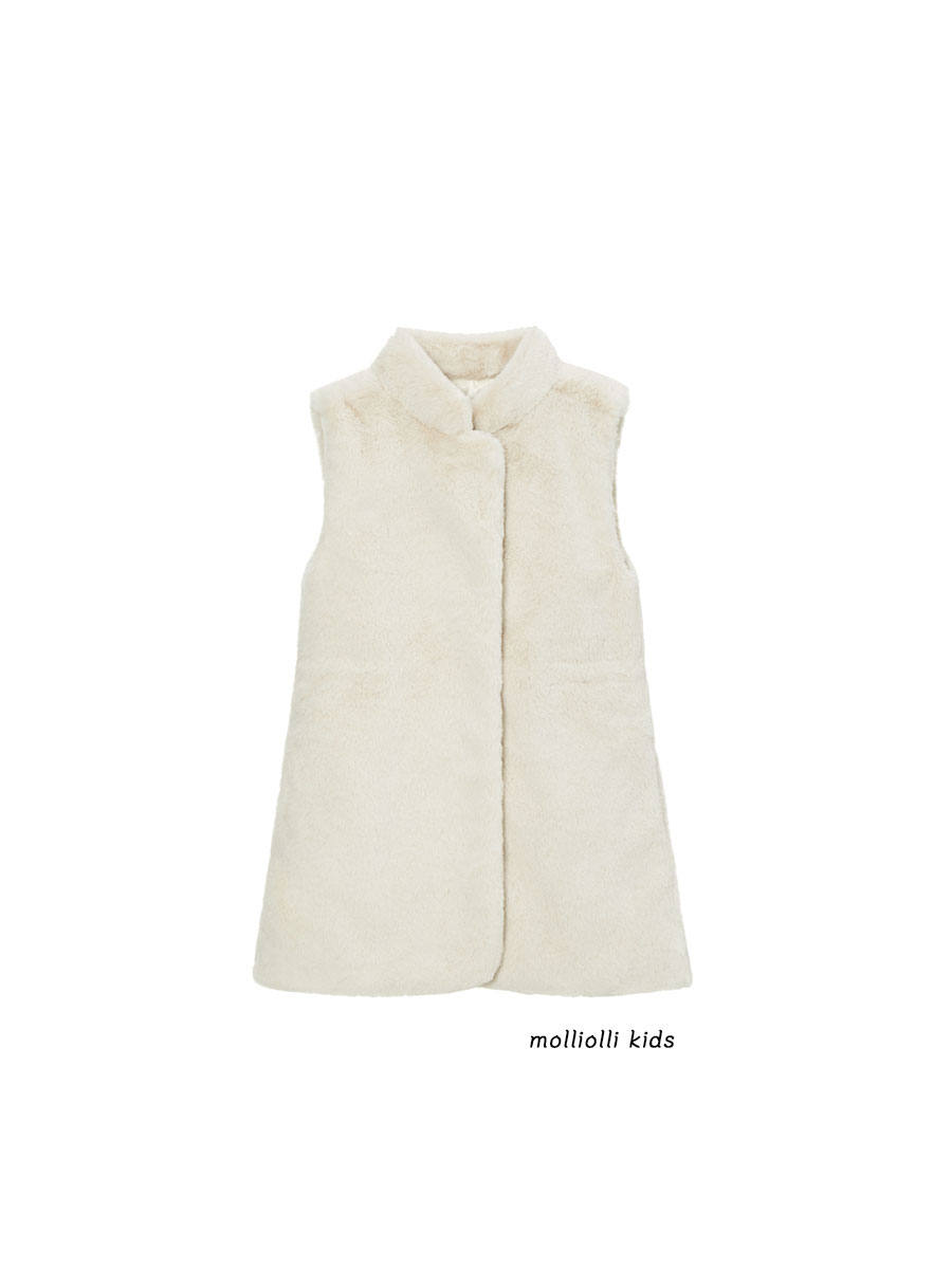 ALICE KIDS VEST [IVORY]