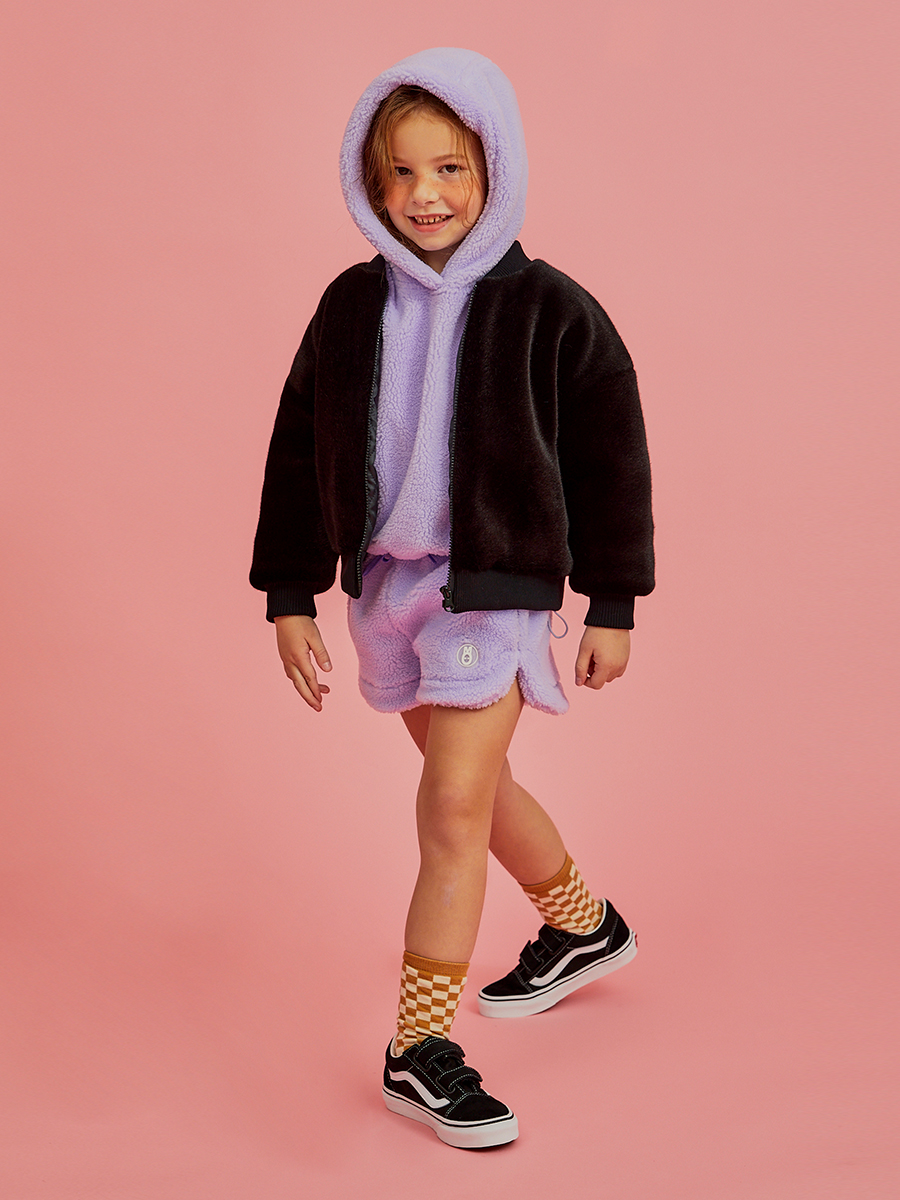 LALA kids Blouson jacket [black]