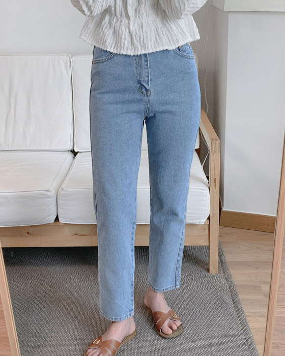 코지 연청 denim pants