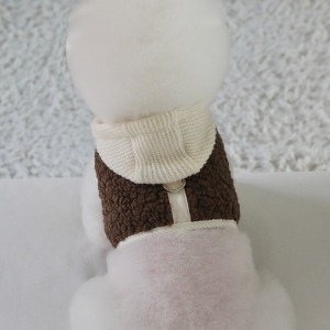 bear hoodie harness (brown)