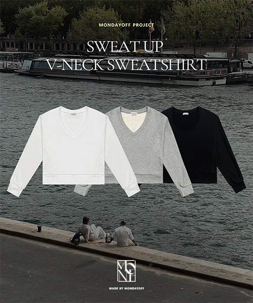 [MADE] Sweatup V-neck Sweatshirt / 3 colors