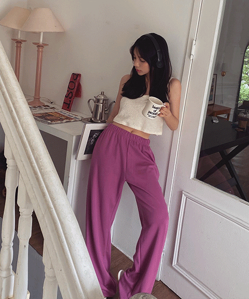 Boeing Wide Banded Pants / 5 colors