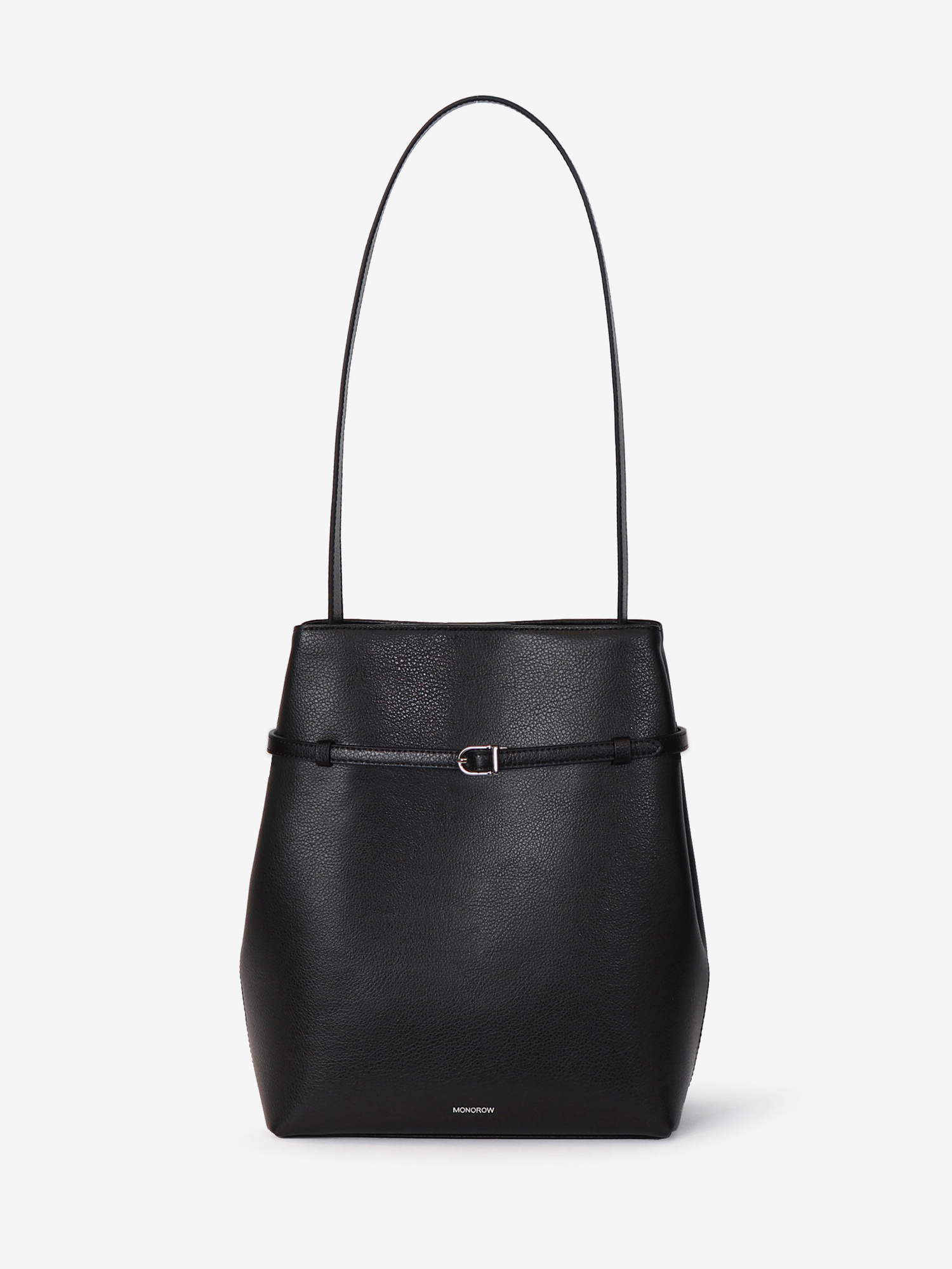 [韓国ブランド]★MONOROW★LINE BAG★ベルト ショルダーバッグ★ MONOROW LINE BLACK/ショルダーバッグ 肩掛けバッグ 韓国