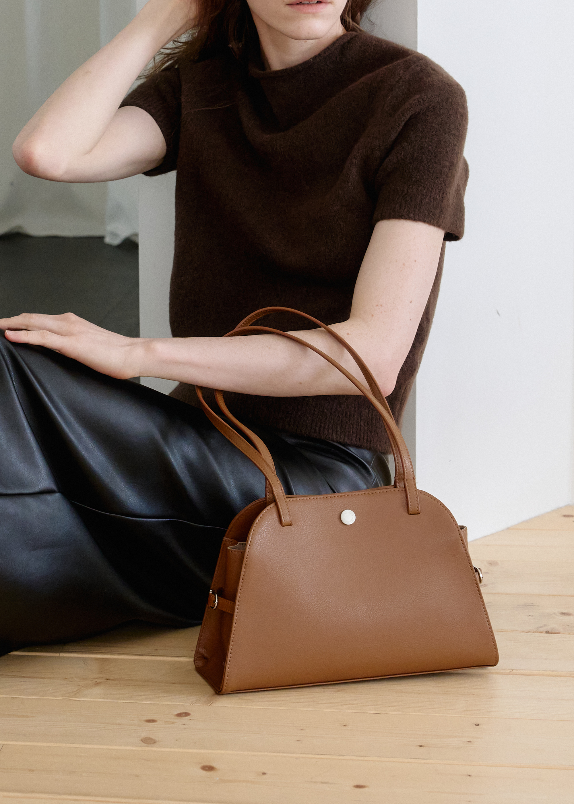 MONOROW BLANC LARGE CAMEL トートバッグ BLANC LARGE CAMEL - monorow