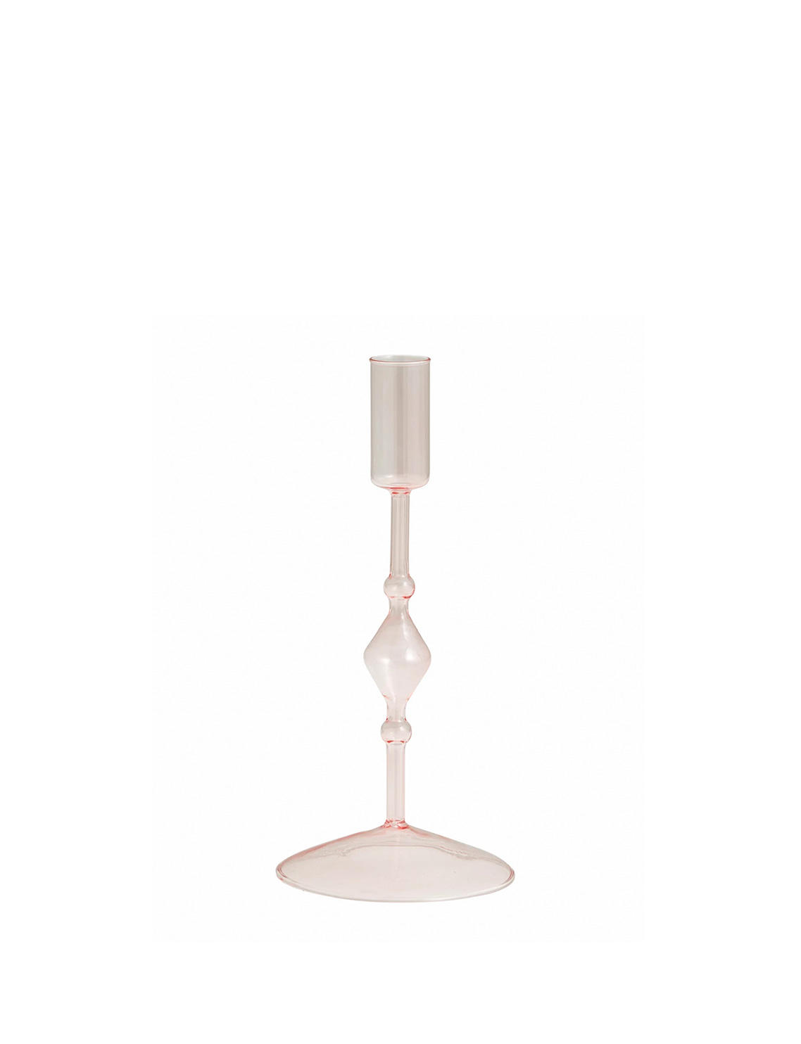 CANDLEHOLDER, M, LIGHT PINK