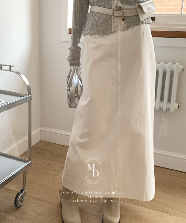 best) 로이 트임 코튼 스커트 (S~L)