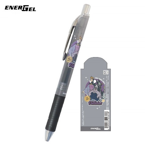 [펜] 펜텔 에너겔 캐릭터 볼펜 0.5mm / 디즈니 빌런즈 마녀 그레이 반투명
