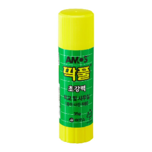 아모스 딱풀 초강력 고형풀 고체풀 35g 12개(1곽)