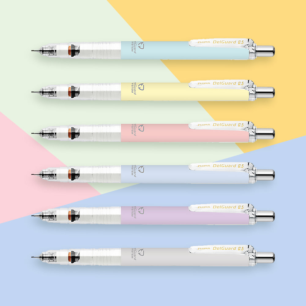 제브라 델가드 소프트 파스텔 샤프 0.5mm 12개(타) 한정판