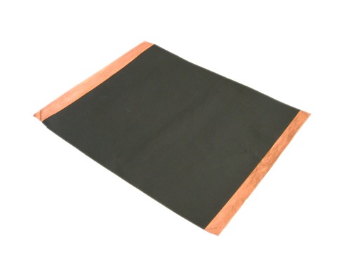 Li-Ion Battery Anode -Double Layer CMS Graphite Coated on Copper Foil (241mm L x 200mm W x 90um Thick) 1 sheet/bag bc-cf-241-ds