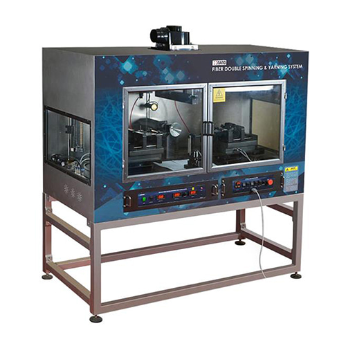 Bench-Top NanoFiber Electrospinning &amp; Electrospraying Unit with Double Spinning &amp; Yarning System - MSK-NFES-DSYS