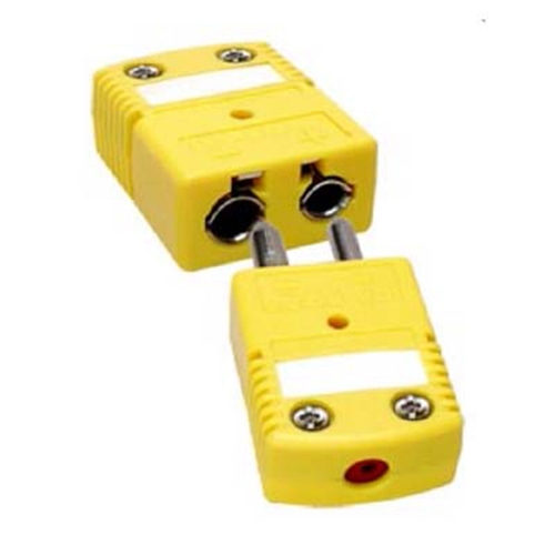 K Type Female Thermocouple Connector Mates with Standard Round Pin Male or Subminiature Flat Pin Male Connectors