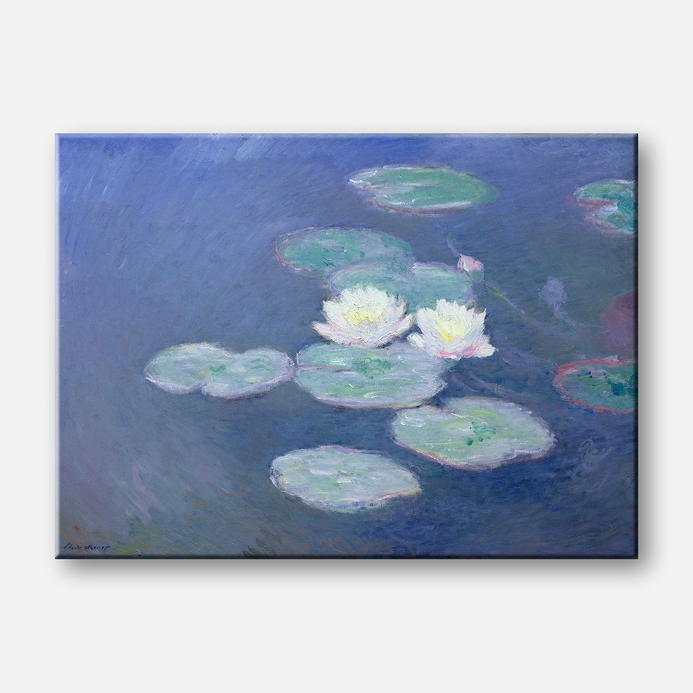 수련.밤의 효과 클로드 모네 Effects of water lily and night Claude Monet