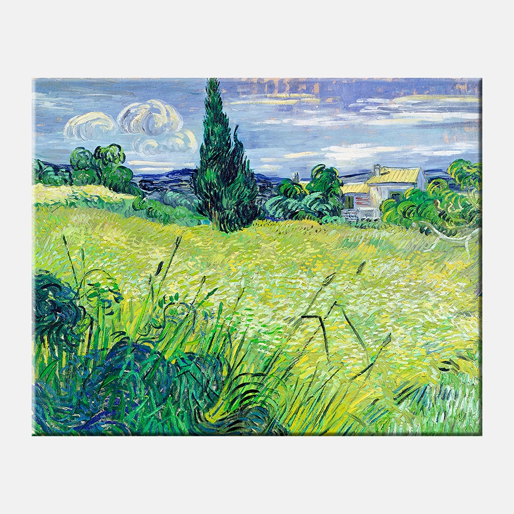 빈센트 반고흐 사이프러스 나무가 있는 밀밭 Vincent Van Gogh wheat field with cypress trees