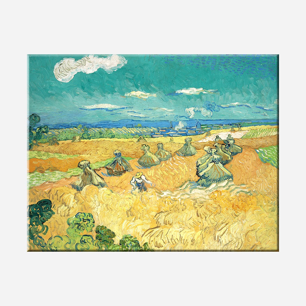 빈센트 반고흐 오베르 밀밭 Vincent Van Gogh Auvers wheat field
