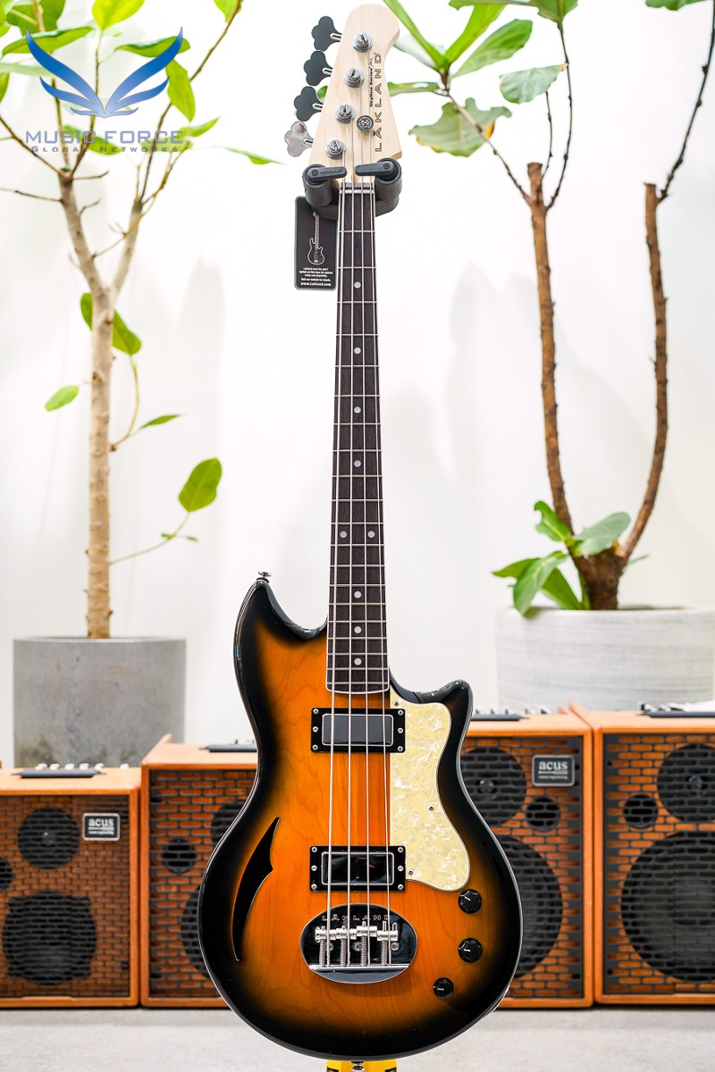 [15만원 상당 에반스켈리 긱백 증정!!] Lakland Skyline Hollowbody 30 - Tobacco Sunburst w/Pau Ferro FB (신품) - HB3326