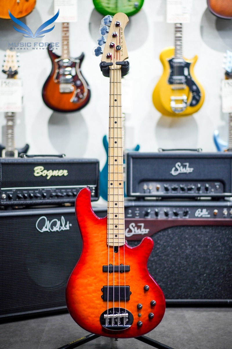 [이월상품창고대방출!!!] Lakland Skyline 44-02 Deluxe QMT-Cherry Sunburst w/Maple FB (2015년산/신품)