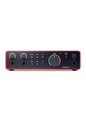 Focusrite Scarlett 2i2 4th Gen 포커스라이트 스칼렛 투아이투 USB-C 오디오 인터페이스 4세대 (국내정식수입품)