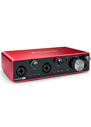 Focusrite Scarlett 4i4 3rd Gen 포커스라이트 스칼렛 포아이포 USB 오디오 인터페이스 3세대 (국내정식수입품)