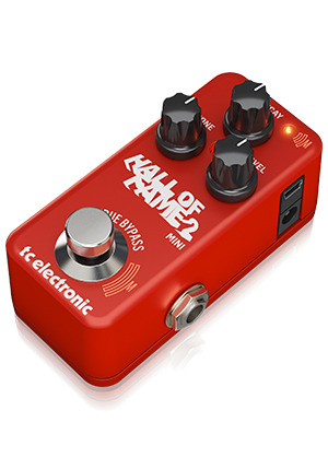 [일시품절] TC Electronic Hall of Fame 2 Mini Reverb 티씨일렉트로닉 홀 오브 페임 투 미니 리버브 (국내정식수입품)