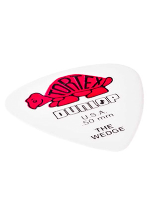 [일시품절] Dunlop 424R Tortex Wedge 0.50mm Red 던롭 톨텍스 웨지 기타피크 레드 (국내정식수입품)